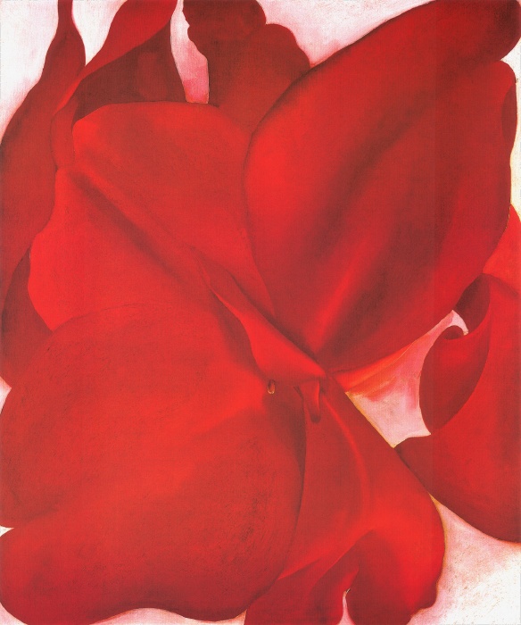 Georgia O'Keeffe Red Cannas